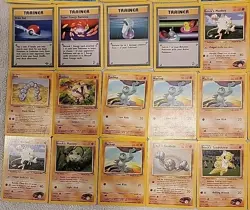 Pokemon TCG Vintage Base Set 60 Card Mixed Lot - Image 4