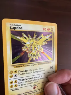 Zapdos - 16/102 - Pokemon Base Set Unlimited Holo Rare Card WOTC - DMG - Image 5