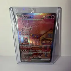 SEALED Pokemon Mew ex 053 Full Art Promo Holo Scarlet & Violet TCG Card - Image 1