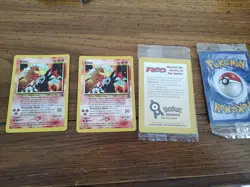 Sealed Entei 34 Reverse Holo Black Star Promo Pokemon Card '01 + 2 Enteis +Bonus - Image 1
