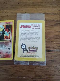Sealed Entei 34 Reverse Holo Black Star Promo Pokemon Card '01 + 2 Enteis +Bonus - Image 4