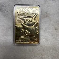 Pokemon Vintage 1999 23K Gold Plated Card Burger King Limited Edition Pikachu - Image 1