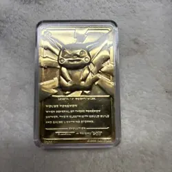 Pokemon Vintage 1999 23K Gold Plated Card Burger King Limited Edition Pikachu - Image 2