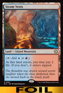 Steam Vents ** FOIL ** #267 - Lorwyn Ecliped - NM MTG - Image 1
