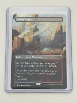 Steam Vents (Borderless) Lorwyn Eclipsed Foil - Image 1