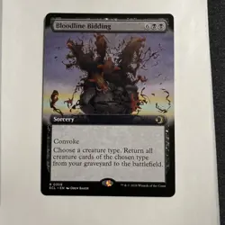 Bloodline Bidding (Extended Art) Rare MTG Lorwyn Eclipsed - Image 1