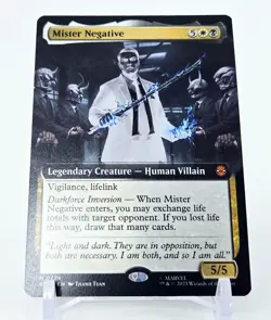 MTG • MISTER NEGATIVE 0274 Extended Art Mythic • Marvel Spider-Man Magic M/NM - Image 1