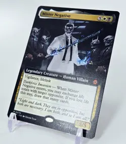 MTG • MISTER NEGATIVE 0274 Extended Art Mythic • Marvel Spider-Man Magic M/NM - Image 2