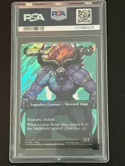 2025 MTG Final Fantasy VINCENT VALENTINE #0528 Borderless SURGE FOIL PSA 10 - Image 2