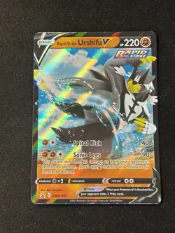 Rapid Strike Urshifu V SWSH107 PROMO Battle Styles Pokemon TCG - Image 1