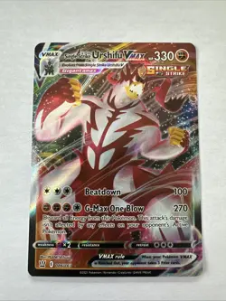 Pokemon TCG Urshifu VMAX SWSH Battle Styles Single Strike 086/163 MP/LP - Image 1