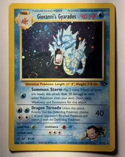 Pokemon TCG Giovanni's Gyarados 5/132 Gym Challenge Holo NM - Image 5