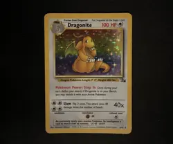 Dragonite - Fossil - 4/62 - Holo Rare Pokemon TCG Unlimited LP x1 - Image 1
