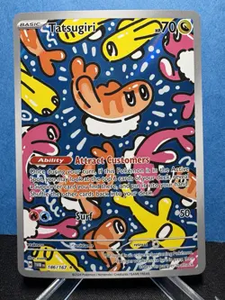 Tatsugiri 186/167 - POKEMON Twilight Masquerade - NM - 2024 - Image 1