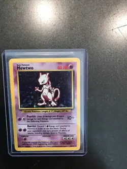 Mewtwo 10/102 Pokemon TCG 1999 Base Set Holo Unlimited Rare - MP - Image 2