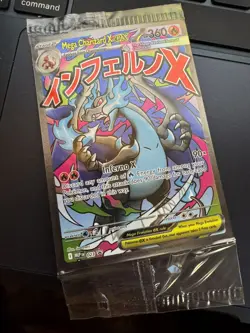 Pokemon Mega Charizard X ex 023 + Oricorio ex Phantasmal Flames UPC Promo Sealed - Image 1