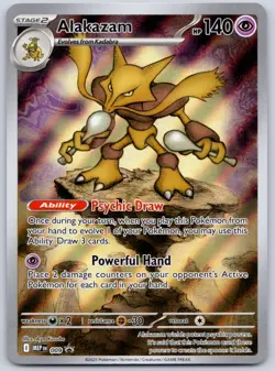 Alakazam MEP 009 (NM) - Mega Evolution Black Star Promo Pokemon TCG - Image 1
