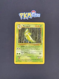 Pokemon TCG Metapod Base Set 54/102 Regular LP. - Image 1