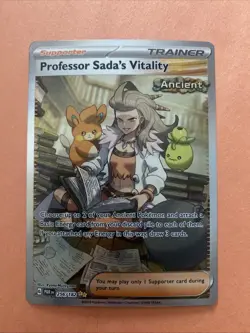 Pokemon Paradox Rift Professor Sada's Vitality 256/182 Special Illustration Rare - Image 1
