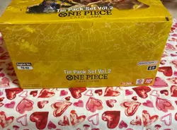 One Piece 12x Mini Tin Pack Set Vol 2 Display TS-02 24x OP-13 PACKS - Image 2