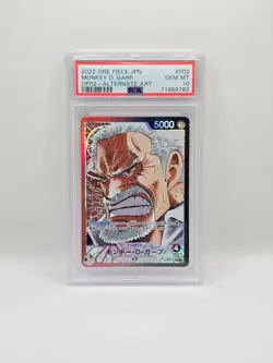 PSA 10 MONKEY D. GARP One Piece Japanese PARAMOUNT WAR 2022 OP02-002 ALT ART - Image 1