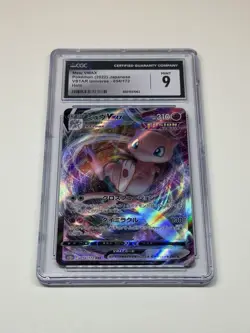Pokemon Card TCG CGC Mint 9 Mew VMAX 054/172 Japanese VSTAR Universe 2022 - Image 1