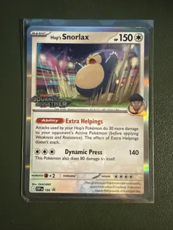 Hop's Snorlax - 184 (Prerelease) 184 Sv: Scarlet & Violet Promo Cards Holo - Image 1