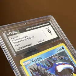 2021 Kyogre 003/025 Pokemon - CGC 9 Mint - Holo Rare -Graded Card - Image 5