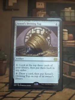 Sensei's Divining Top Double Masters 2022 NM Rare CARD (510204) ABUGames - Image 1