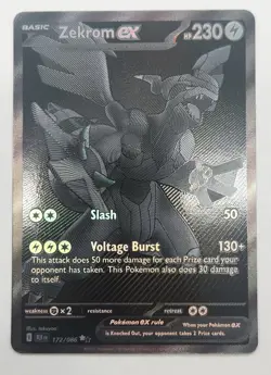 Pokemon TCG Zekrom ex 172/086 SV: Black Bolt - Image 1