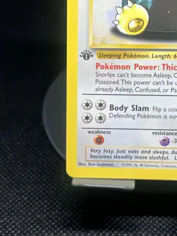 Pokemon TCG Snorlax 27/64 Jungle 1st Edition Regular Rare NM - Image 5