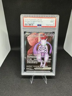 Pokemon TCG Team Rocket's Mewtwo ex 213/182 Sv10: Destined Rivals Holo PSA 9 🔥 - Image 1