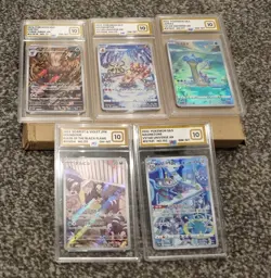 5x Pokemon Slab Bundle Job Lot PG graded 10 - Image 1