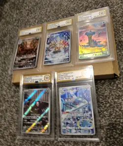 5x Pokemon Slab Bundle Job Lot PG graded 10 - Image 2
