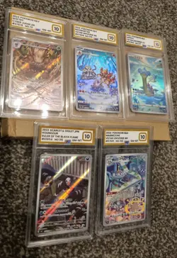 5x Pokemon Slab Bundle Job Lot PG graded 10 - Image 3