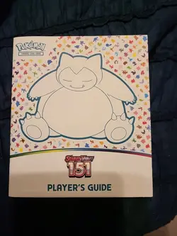 SCARLET & VIOLET 151 Players Guide - SNORLAX Cover ETB Booklet - Pokemon TCG - Image 1