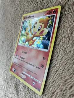 2007 Pokemon TCG POP Series 6 Chimchar Lv.8 HP50 Holo Rare 14/17 LP/MP - Image 2