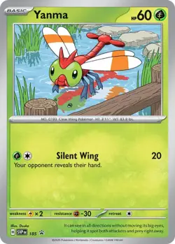 Yanma SVP 185 - Pokemon SV Black Star Promo - Cosmos Holo -Journey Together - NM - Image 1