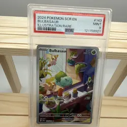 Pokemon TCG Bulbasaur Stellar Crown Illustration - Image 1