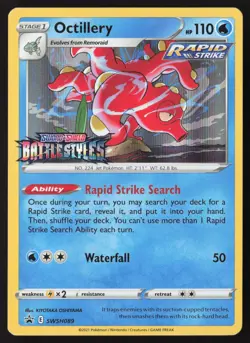 Octillery PRERELEASE SWSH089 Pokemon Battle Styles - Image 1