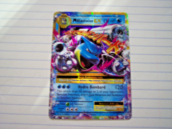 2016 Pokemon TCG M Blastoise EX Holo Card 22/108 - Image 1