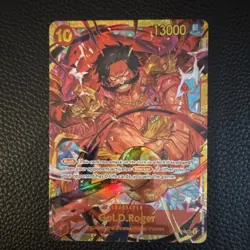 One Piece Card Game Gol D. Roger OP09-118 Secret Rare Foil 13000 Power - Image 1