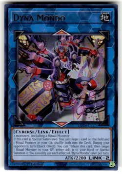 Dyna Mondo - MP24-EN176 - Ultra Rare - 1st Edition Near Mint Yugioh! Card - Image 1