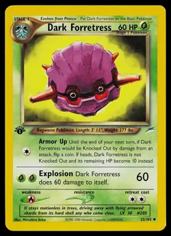 Pokemon Card - Dark Forretress Neo Destiny 35/105 Uncommon 1st Edition - Image 1