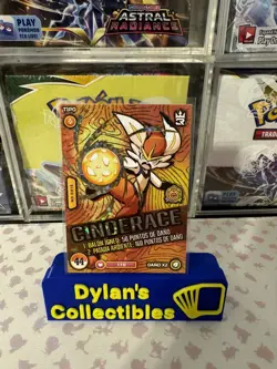 CARD POKEMON MASTER JOURNEYS Foil Cinderace Unova TCG Peru Edition 2023 - Image 1