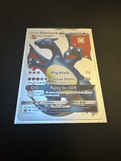 Gold Foil Pokemon Charizard GX Rainbow Fan Art Card 150/147 - Image 1
