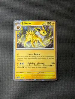 Pokemon TCG Jolteon 169 Scarlet Violet Promo Trading Card - Image 1