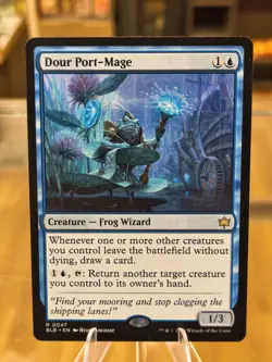 MTG - Bloomburrow - Dour Port-Mage Rare - 047 - Free Shipping! - Image 1