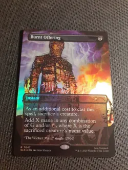 MTG - Burnt Offering - Foil - Iron Maiden Secret Lair - Magic the Gathering - Image 1
