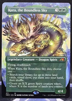 Kura, the Boundless Sky #411 Kamigawa: Neon Dynasty Borderless Regular Mythic - Image 1